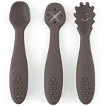 Petite&Mars Take&Match 6m+ lžička pro děti Bitter Cocoa 3 ks