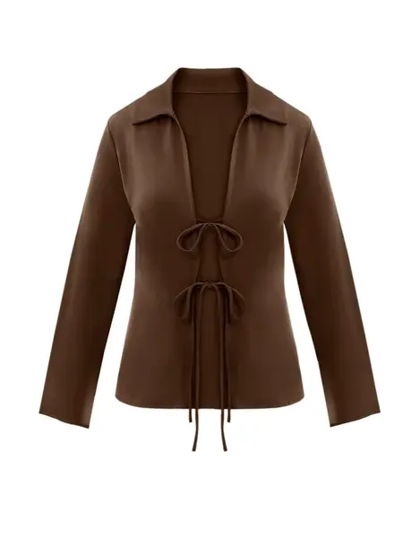 Imily Bela Blúzka  hnedá