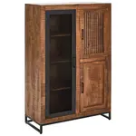 Landscape VITRÍNA, mangové dřevo, přírodní barvy, 90/142/40 cm