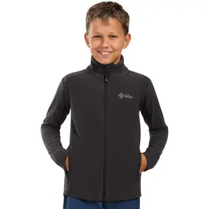 KILPI GLAMER Detská flísová mikina, čierna, veľkosť