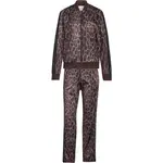 adidas 3-STRIPES TRAINING TS FULL W Dámska tepláková súprava, hnedá, veľkosť