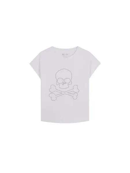 Scalpers Tričko  orgovánová / čierna