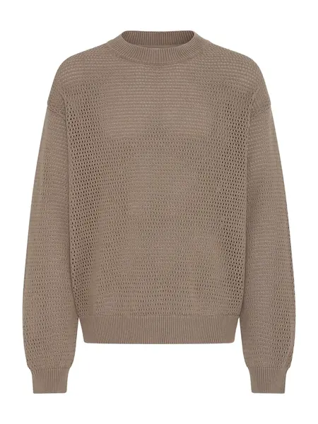 !Solid Sveter 'SDTYSONIO'  tmavobéžová