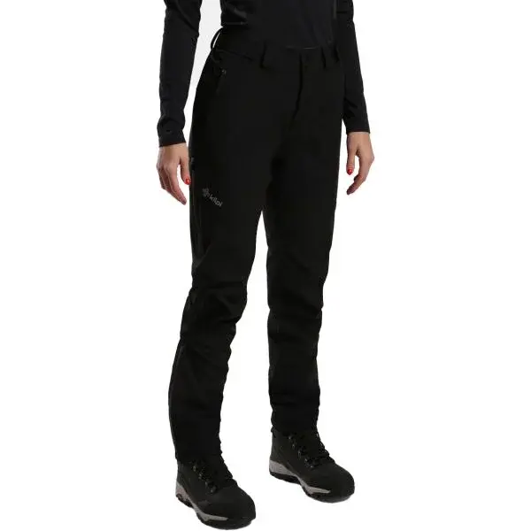 KILPI MESTALO Dámske nepremokavé outdoorové nohavice, čierna, veľkosť