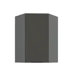 Horní rohová skříňka Aria ANT 60x60 GN-90 1F (45°) Barva korpusu: Antracit, Barva dvířek: GR - Graphite AFM