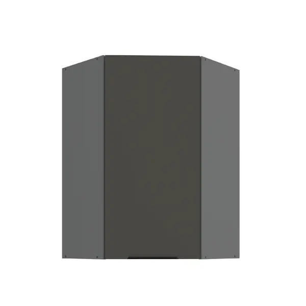 Horní rohová skříňka Aria ANT 60x60 GN-90 1F (45°) Barva korpusu: Antracit, Barva dvířek: GR - Graphite AFM