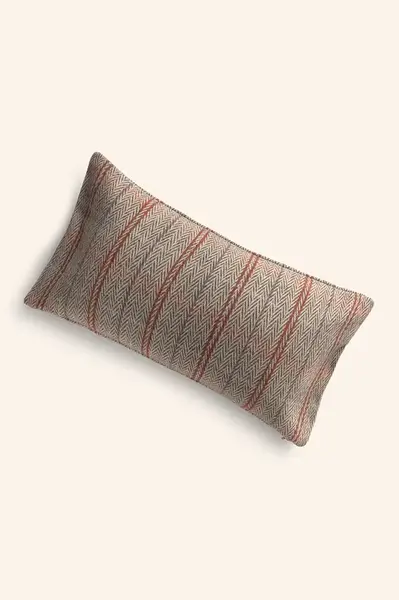 Dekoratívna obliečka na vankúš s prímesou vlny Calma House Montana 30 x 60 cm