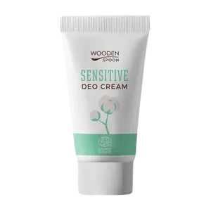 WOODENSPOON Organický krémový deodorant Sensitive s inovativním aplikátorem 40 ml