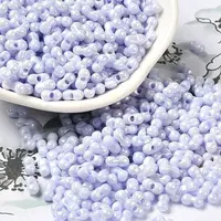 Opaque Colours Luster Glass Seed Beads