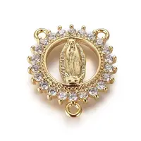 Brass Cubic Zirconia Chandelier Component Links