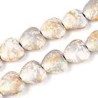 Spray Painted Synthetic Turquoise Beads Strands