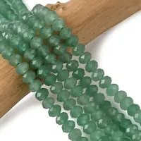 Natural Green Aventurine Bead Strands