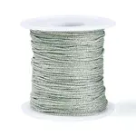 100M Segment Dyed Round Polyester Metallic Braided Cords