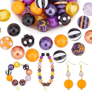 1 Set 12 Styles Resin Beads Set