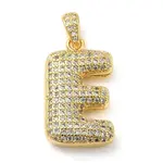 Brass Micro Pave Cubic Zirconia Pendants