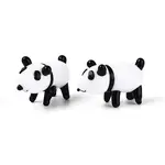 Handmade Lampwork Panda Display Decorations