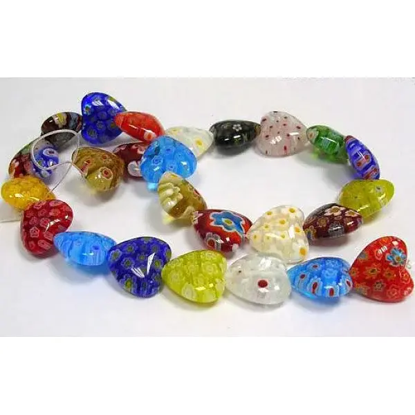 Handmade Millefiori Glass Beads Strands