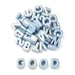 UV Plating Rainbow Iridescent Acrylic Beads