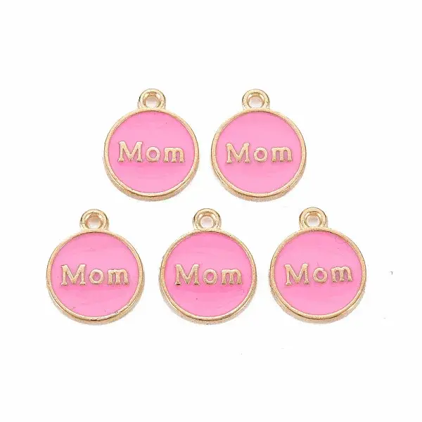 Mother's Day Alloy Enamel Charms