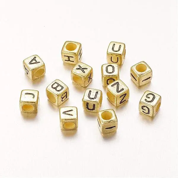 Cube Acrylic Beads