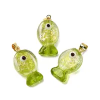 Handmade Dichroic Foil Lampwork Pendants