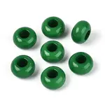 Opaque Acrylic European Beads