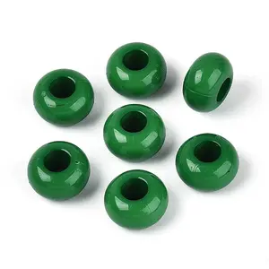 Opaque Acrylic European Beads