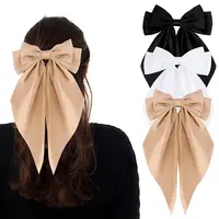 Cloth Big Bowknot Hair Barrettes