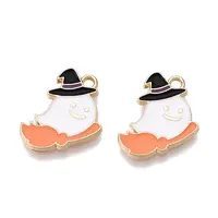 Halloween Theme Rack Plating Alloy Enamel Pendants