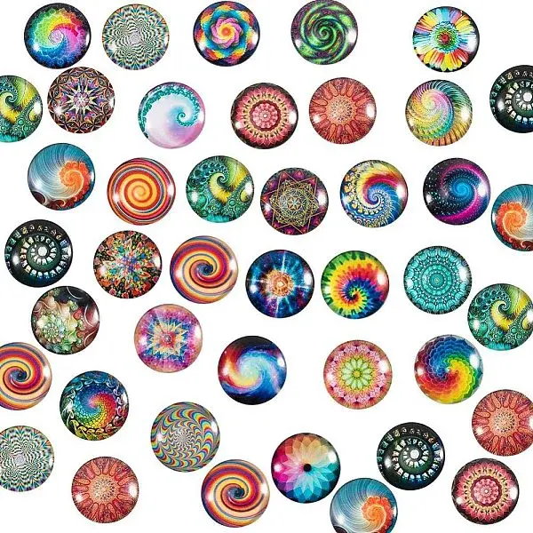 Flatback Glass Cabochons for DIY Projects