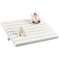 7-Slot Wooden Place Card Display Stands