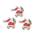 Christmas Alloy Enamel Pendants