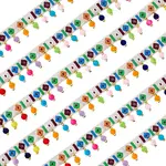 2 Yards Rhombus Pattern Vintage Jacquard Polyester Ribbon