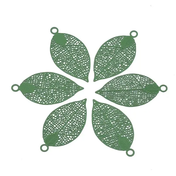 430 Stainless Steel Filigree Pendants