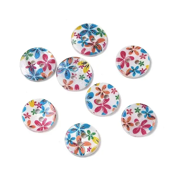 2-Hole Freshwater Shell Buttons