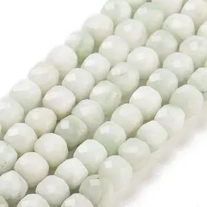 Natural White Jade Beads Strands