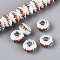 Opaque Resin European Beads