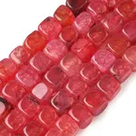 Natural Dragon Veins Agate Beads Strands
