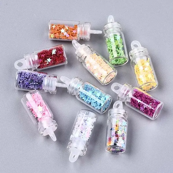 Glass Wishing Bottle Pendant Decorations