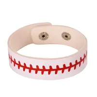 Leaf Pattern Leather Wide Cord Bracelet with Snap Button for Men Women