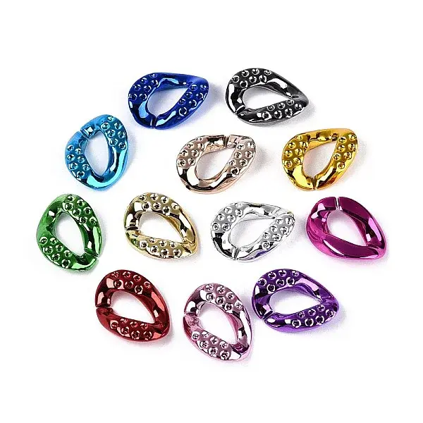 UV UV Plating Opaque Acrylic Linking Rings