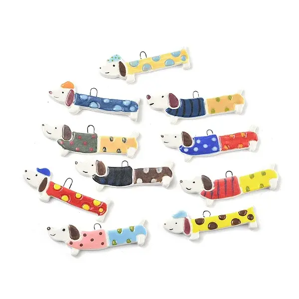 Handmade Porcelain Big Pendants