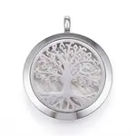 304 Stainless Steel Diffuser Locket Pendants