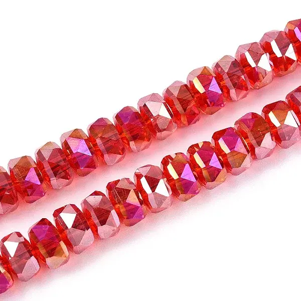 Electroplate Glass Beads Strands