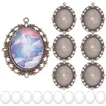 DIY Blank Oval Pendant Making Kit