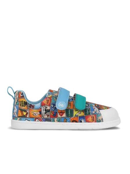 Dětské barefoot tenisky Be Lenka Canvi Kids - Comics Color