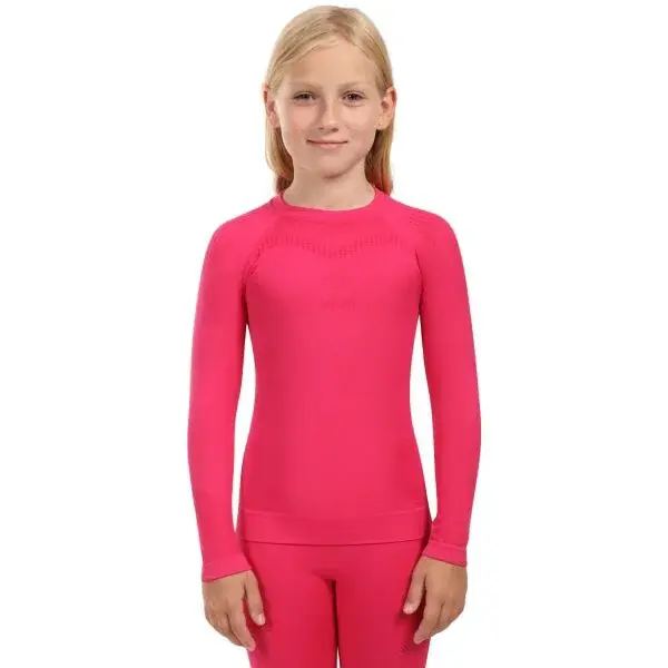 KILPI CAROL Dívčí bezešvé termo triko, růžová, velikost 13Y