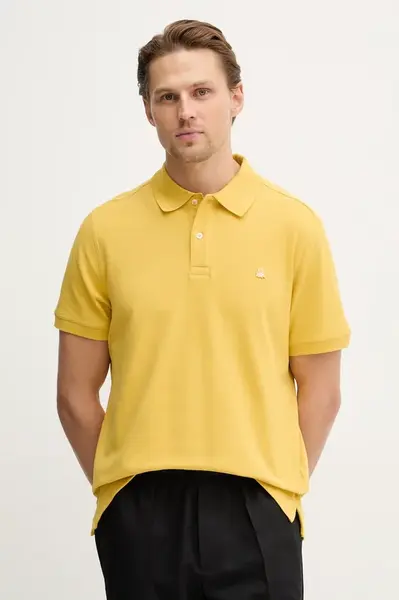 Bavlněné polo tričko United Colors of Benetton