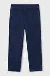 Dětské kalhoty s přídavkem lnu Mayoral