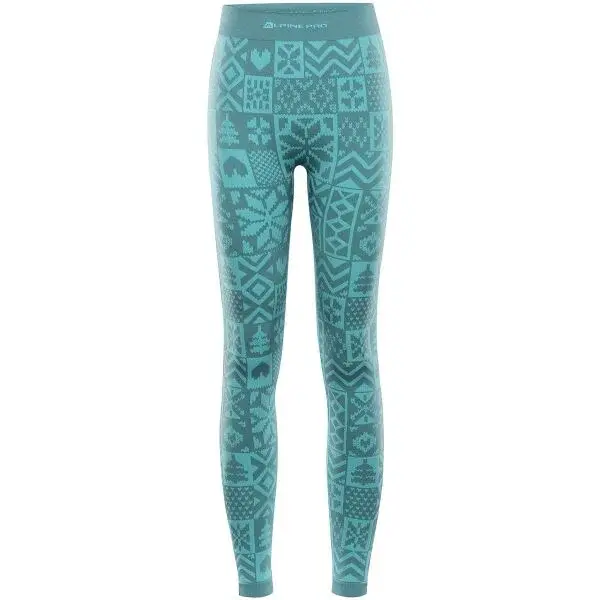 ALPINE PRO LESSA Dámska funkčná bielizeň, tyrkysová, veľkosť M/L